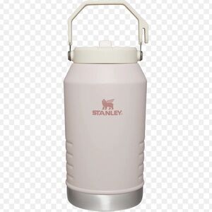 Light pink Stanley cup with straw 40oz